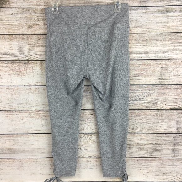 VOGO Athletica Capri Marled Print Leggings Lace Up - Picture 6 of 10